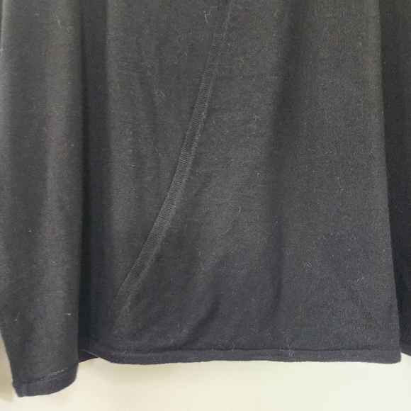 Eileen Fisher Fine Merino Wool Jersey Pullover Keyhole back Size Small - Picture 10 of 11